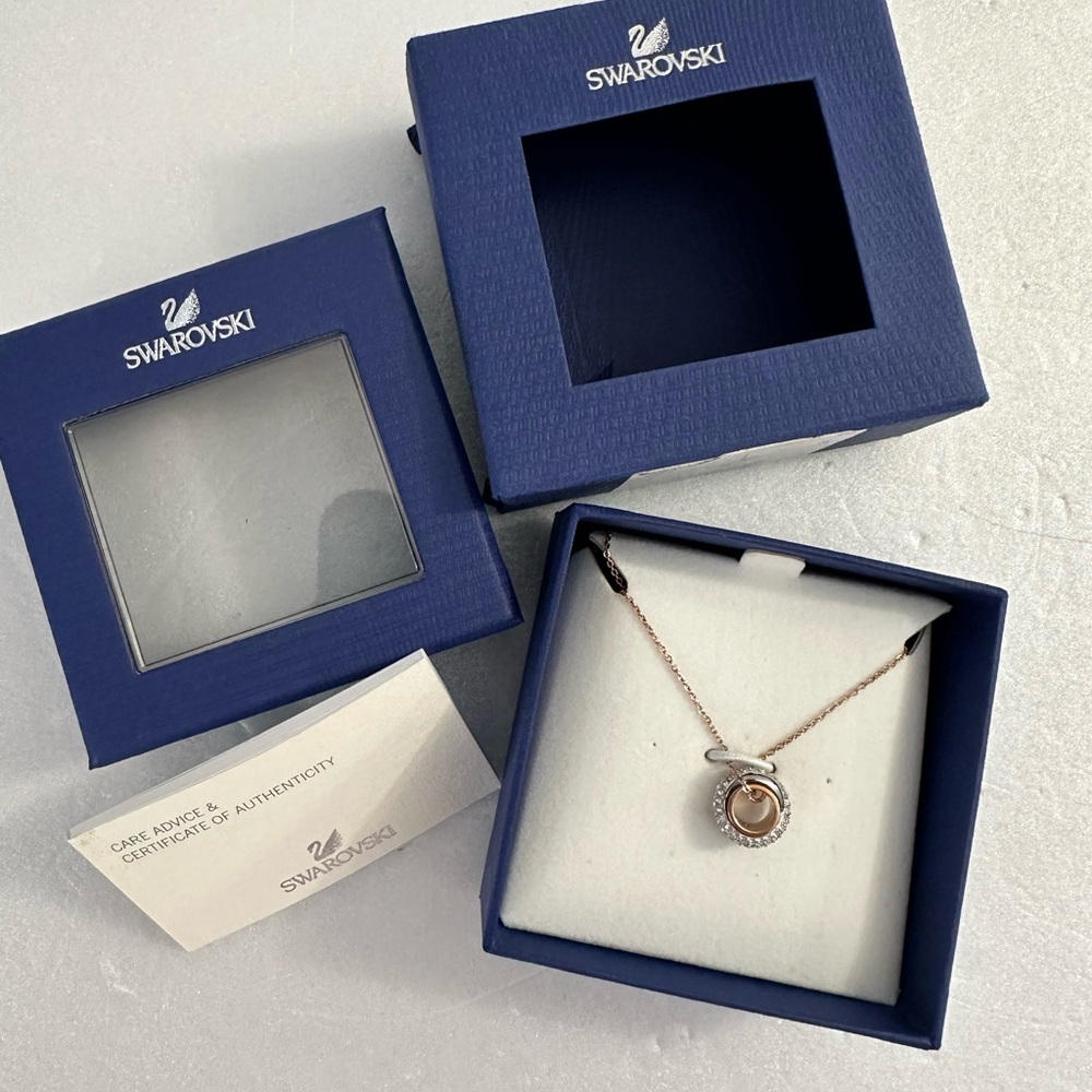 SWAROVSKI Wave crystal pendant necklace
